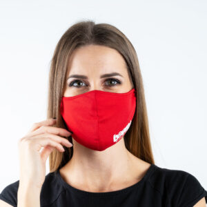 Crvena maska sa printom Boom93 2
